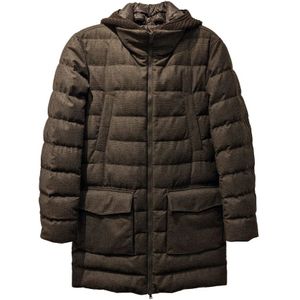Herno, Heren, Mantels, Bruin, Maat: 2XL Wol,
