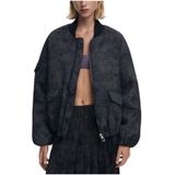 Desigual, Dames, Jassen, Grijs, Maat: L Viscose,