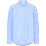 ICHI Blouse 'IHKASSY'  blauw / wit