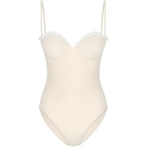 Magda Butrym, Dames, Badkleding, Beige, Maat: 2XS