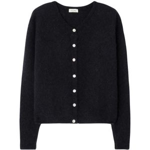 American Vintage, Dames, Truien, Zwart, Maat: S Wol,