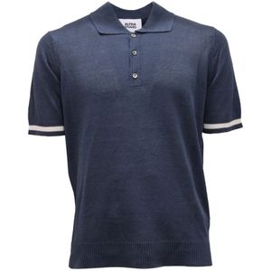 Alpha Studio, Heren, Tops, Blauw, Maat: XL Katoen,