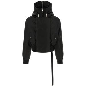 Rick Owens, Heren, Jassen, Zwart, Maat: S Katoen,