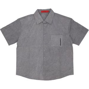 Acupuncture, Heren, Overhemden, Grijs, Maat: XL Katoen,