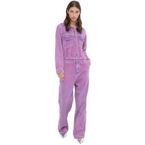 Ball, Dames, Jumpsuits & Playsuits, Paars, Maat: S Katoen,