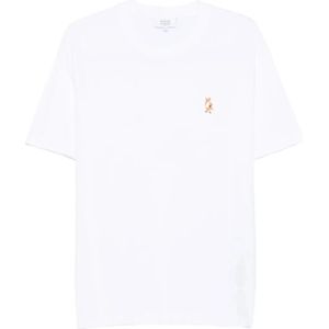 Maison Kitsuné, Heren, Tops, Wit, Maat: L