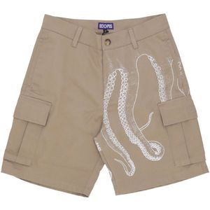Octopus, Heren, Korte broeken, Beige, Maat: W30 Katoen,