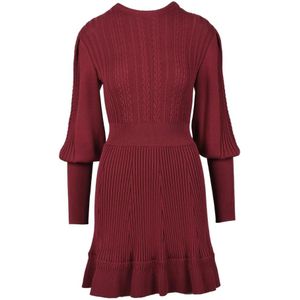 Antonino Valenti, Dames, Jurken, Rood, Maat: S Viscose,