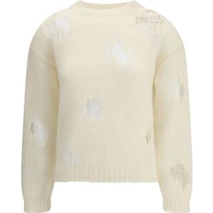 Fabiana Filippi, Dames, Truien, Beige, Maat: XS Wol,