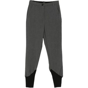 Pinko, Dames, Broeken, Grijs, Maat: S