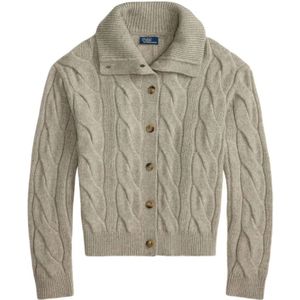 Polo Ralph Lauren, Dames, Truien, Grijs, Maat: XL Wol,