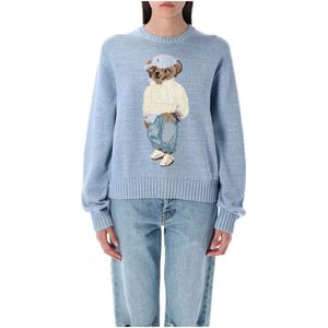 Polo Ralph Lauren, Dames, Truien, Blauw, Maat: XS Katoen,