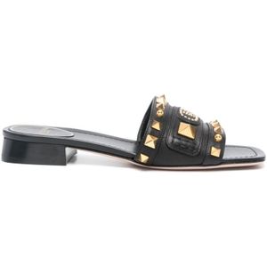 Valentino Garavani, Dames, Schoenen, Zwart, Maat: 37 EU Leer,