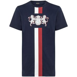 Billionaire, Heren, Tops, Blauw, Maat: XS Katoen,