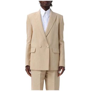 Fabiana Filippi, Dames, Jassen, Beige, Maat: M