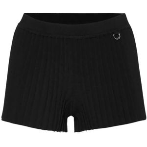 Jacquemus, Dames, Korte broeken, Zwart, Maat: M Viscose,