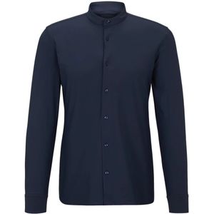 Hugo, Heren, Overhemden, Blauw, Maat: S Jersey,