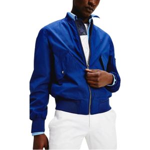 Tommy Hilfiger, Heren, Jassen, Blauw, Maat: M Katoen,