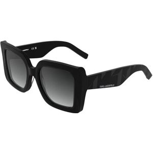 Karl Lagerfeld - KL6203S - Zonnebril - Zwart - Met Gradient Grey Lens
