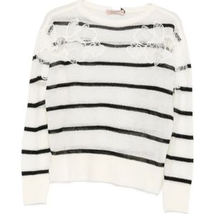 Twinset, Dames, Truien, Wit, Maat: M