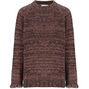 Laneus, Heren, Truien, Bruin, Maat: S Polyamide,