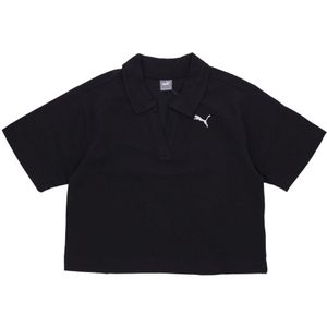 Puma, Dames, Tops, Zwart, Maat: XS Katoen,