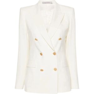 Tagliatore, Dames, Jassen, Wit, Maat: M Katoen,