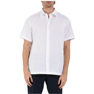Hugo, Heren, Overhemden, Wit, Maat: L Katoen,