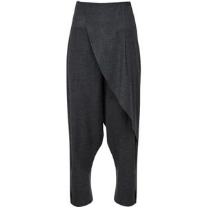 Vsp, Dames, Broeken, Grijs, Maat: XS Wol,