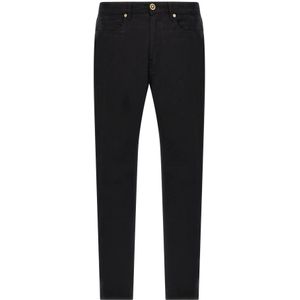 Versace, Heren, Jeans, Zwart, Maat: W31 Katoen,