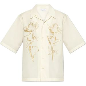 Alexander McQueen, Heren, Overhemden, Beige, Maat: L Katoen,