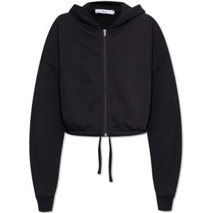 Iro, Dames, Sweatshirts & Hoodies, Zwart, Maat: L Katoen,