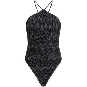 Missoni, Dames, Badkleding, Zwart, Maat: L Viscose,