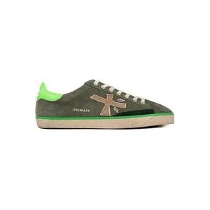 Premiata Groene Suède Sneakers , Multicolor , Heren , Maat: 39 EU