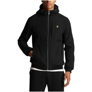 Lyle & Scott, Heren, Jassen, Zwart, Maat: 2XL Fleece,