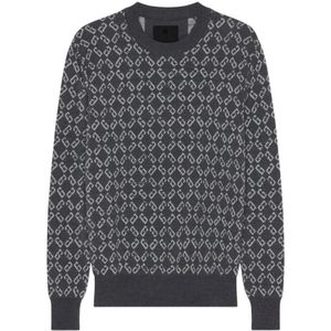 Givenchy, Heren, Truien, Grijs, Maat: L Kasjmier,