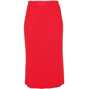 Joseph, Dames, Rokken, Rood, Maat: XS Satijn,