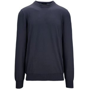 Fay, Heren, Sweatshirts & Hoodies, Blauw, Maat: XL Katoen,