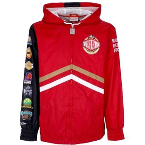 Mitchell & Ness, Heren, Sweatshirts & Hoodies, Rood, Maat: M