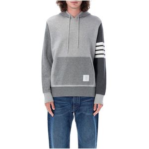 Thom Browne, Heren, Sweatshirts & Hoodies, Grijs, Maat: L Katoen,