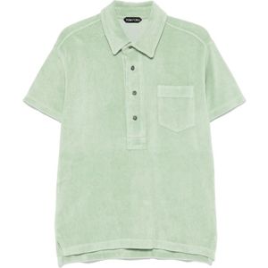 Tom Ford, Heren, Tops, Groen, Maat: 2XL Katoen,