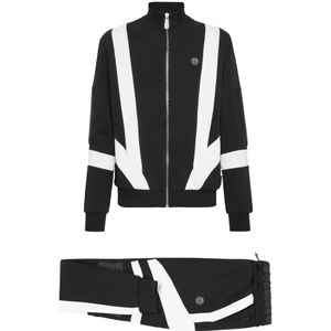 Philipp Plein, Heren, Jumpsuits & Playsuits, Zwart, Maat: M