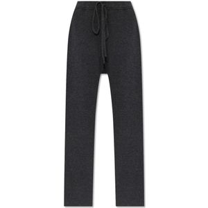 Maison Margiela, Dames, Broeken, Grijs, Maat: M Wol,