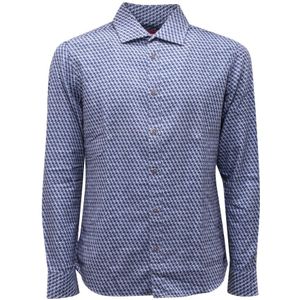 Altea, Heren, Overhemden, Blauw, Maat: M