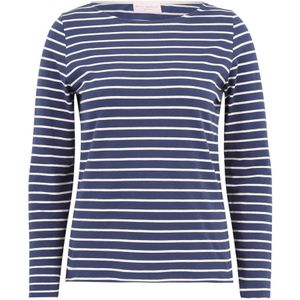 Betty Barclay, Dames, Tops, Blauw, Maat: S Leer,