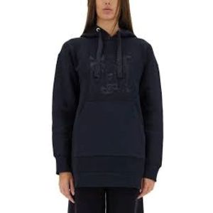 Max Mara, Dames, Sweatshirts & Hoodies, Blauw, Maat: XS Katoen,