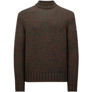 Moncler, Heren, Truien, Veelkleurig, Maat: L Wol,