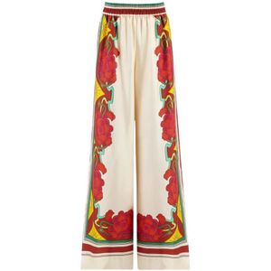 La DoubleJ, Dames, Broeken, Veelkleurig, Maat: XL Zijde,