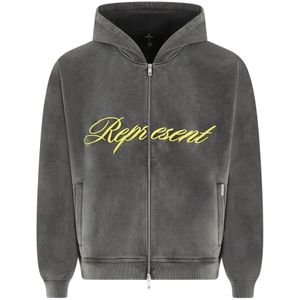 Represent, Heren, Sweatshirts & Hoodies, Grijs, Maat: XL