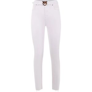 Pinko, Dames, Jeans, Wit, Maat: W27